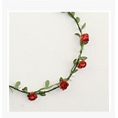 abordables Accesorios para el peinado del cabello-señora chica moda flor bohemia corona floral guirnalda diademas 10pcs