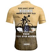 preiswerte Radtrikot Herren-Herren Radtrikot fahrradbekleidung Fahrradtrikot Kurzarm Fahhrad Trikot Shirt mit 3 Gesäßtaschen MTB Mountain Rennrad Atmungsaktiv Schnelltrocknend Feuchtigkeitsableitung Reflexstreiffen Gelb Rosa Rot