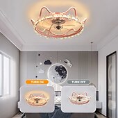 رخيصةأون إضاءات مراوح السقف-مروحة سقف مع تطبيق تصميم دائرة خفيفة&amp;amp; جهاز تحكم عن بعد 100 سم 5-ضوء عكس الضوء 6 سرعات رياح مروحة سقف حديثة لغرفة النوم وغرفة المعيشة وغرفة صغيرة 220-240 فولت