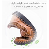 preiswerte Herrenpantoletten &amp; -slipper-Braune atmungsaktive Loafer aus Kunstleder für Herren - lässige Sommer-Schlupfschuhe mit perforiertem Design für Outdoor-Aktivitäten