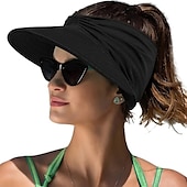 abordables refrigeración calefacción-Sombrero de playa de verano para mujer, sombrero de copa vacío, sombrero para el sol 50+, sombrero para el sol para mujer, sombrero deportivo para exteriores