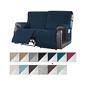 זול כיסוי לספה-כיסויי ספה שכיבה של loveseat כיסוי חיות מחמד מונע החלקה לשכיבה ל-2 מושבים עם רצועות אלסטיות, כיסוי מושב אהבה מפוצל מגן ריהוט כורסה