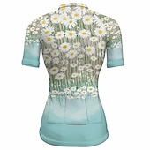 cheap Women's Jerseys-Women's Cycling Jersey Graphic Floral Botanical Short Sleeve Bike Jersey Top with 3 Rear Pockets Mountain Bike MTB Road Bike Cycling Quick Dry Reflective Strips Back Pocket Moisture Wicking Sports