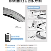 voordelige Leeslampjes-led-halsleeslampjes nieuwigheid flexibele nekverlichting handsfree boeklicht hanling leeslamp draagbare usb oplaadbare boekverlichting