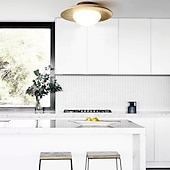 levne Jednoduché stropní osvětlení-led stropní světlo 12cm geometrické tvary zapuštěná světla keramické dřevo umělecký styl formální styl stropní světlo do chodby teplé bílé 110-240v