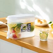 זול כלי בישול וגאדג&#039;טים למטבח-דלי מים קרים 3.5 ליטר עם ברז, שמור על המשקאות שלך קרים וטעימים בצורה מרעננת!