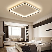 cheap Dimmable Ceiling Lights-LED Ceiling Light Super Thin 105/50cm Ceiling Lamp Modern Acrylic Metal Stepless Dimming Bedroom Painted Finish Lights 110-240V ONLY DIMMABLE WITH REMOTE CONTROL
