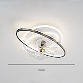 preiswerte Deckenventilator-Leuchten-Deckenventilator mit Licht dimmbar 105/50cm 6 Windgeschwindigkeiten moderner Deckenventilator für Schlafzimmer, Wohnzimmer ca&amp;amp; Fernbedienung 110-240V