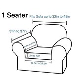 cheap Sofa Cover-Stretch Single Sofa Cover For Dogs Pet, Armchair Slipcover 1 Seater Couch Furniture Protector with Elastic Bottom Washable Couch Furniture Protector