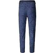 billiga Botten-Prins Vampyr Retro / vintage Punk och gotiskt Medeltida kostymer Renässans Steampunk Byxa Långbyxor Hög midja Herr Jacquard Kostym Årgång Cosplay Lång längd Byxor Halloween