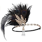 cheap Outfits-Retro Vintage Roaring 20s 1920s Flapper Dress Dress Outfits Necklace / Earrings The Great Gatsby Wedding Guest Sequins Tassel Fringe Women&#039;s Party / Evening Masquerade Wedding Reception Adults&#039; Dress
