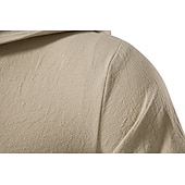 economico Cime-t-shirt vichinga medievale in cotone a maniche corte con cappuccio camicie da uomo in stile retrò con lacci hippie abbinati al costume larp