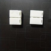 abordables Socles et connecteurs de lampe-10 pièces rgb 5050 led plaque nue bande lumineuse soudure sans pression connecteur bande lumineuse sans fil joint bout à bout 10mm