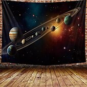 olcso Bolygó Szőttes-világegyetem galaxis függő kárpit fal művészet nagy kárpit falfestmény dekoráció fénykép háttér takaró függöny otthon hálószoba nappali dekoráció