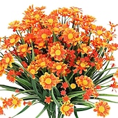 economico Piante e Fiori Artificiali-1pc fiori artificiali margherita piante di plastica decorazione della casa finestra fiori di plastica per esterni decorazione di nozze