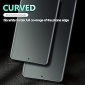 economico Proteggi schermo per Samsung-3 pezzi Protezione schermo Per Samsung Galaxy S24 Ultra Plus S23 S22 S21 S20 Plus Ultra S10 Note 20 Ultra 10 Plus S25 Ultra TPU idrogel Satinato Anti Bolle Anti-impronte Ultra sottile Anti-graffi