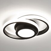 cheap Ceiling Lights-LED Ceiling Light 1-Light 32cm Geometric Shapes Flush Mount Lights Silica gel Aluminum Ceilling Light for Corridor Porch Bar Creative Loft Balcony Lamps Warm White/White 110-240V