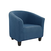 ieftine Capac de fotoliu și capac de scaun fără braț-husă scaun de club butoi burgundy husă scaun elastic husă scaun cadă, husă canapea fotoliu pentru câini animal de companie, protectie pentru mobilier canapea lavabilă moale durabilă