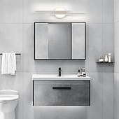 cheap Vanity Lights-Vanity Light LED Mirror Front Lamp Waterproof IP20 71cm LED Bathroom Lights Over Mirror Black/White Wall Lighting Fixtures for Bathroom Bedroom Living Room Cabinet 110-240V