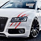 voordelige Carrosserie decoratie &amp; bescherming-starfire 40x12cm auto sticker reflecterende monster klauw kras streep merken koplamp sticker auto stickers auto accessoires