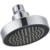 abordables Pommeaux de Douche Effet Pluie-Pommeau de douche ABS pommeau de douche pluie de 4 pouces, pommeau de douche haute pression à rotation à 360 degrés