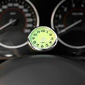 economico Ornamenti e pendenti per auto-1pc orologio luminoso per auto termometro igrometro decorazione per auto orologio luminoso per auto orologio al quarzo multi-funzione decorazione per interni auto