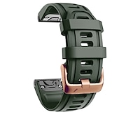 Недорогие Ремешки для часов Garmin-Ремешок для часов для Garmin Fenix 7S Pro 6S 5S Plus Epix Pro 42mm Approach S70 42mm Instinct 2S Descent Mk2S D2 Delta S 20mm силиконовый Замена Ремень Быстрая посадка 22 мм Спортивный ремешок Браслет