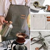 economico grembiule-grembiule da chef per donna e uomo, grembiule da cucina, grembiule da giardinaggio personalizzato con tasche, tracolla regolabile per falegnami, meccanici, pittori