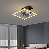 preiswerte Deckenventilator-Leuchten-Deckenventilator mit Licht ca&amp;amp; Fernbedienung 52cm 3-Licht dimmbar 6 Windgeschwindigkeiten moderner Deckenventilator für Schlafzimmer, Wohnzimmer, kleines Zimmer 110-240V