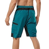 abordables Shorts, collants et pantalons pour hommes-Homme Short VTT Velo Cyclisme Short Vélo Vélo Cuissard Short Short VTT Vélo tout terrain Vélo Route Des sports Respirable Séchage rapide Poids Léger Bandes Réfléchissantes Noir avec rouge Noir