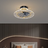 preiswerte Deckenventilator-Leuchten-Deckenventilator mit Licht ca&amp;amp; Fernbedienung 52cm 3-Licht dimmbar 6 Windgeschwindigkeiten moderner Deckenventilator für Schlafzimmer, Wohnzimmer, kleines Zimmer 110-240V