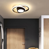 cheap Ceiling Lights-LED Ceiling Light 1-Light 32cm Geometric Shapes Flush Mount Lights Silica gel Aluminum Ceilling Light for Corridor Porch Bar Creative Loft Balcony Lamps Warm White/White 110-240V