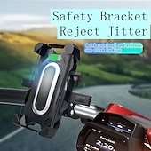 voordelige Autohouder-Telefoonhouder voor motorfiets Telefoonmontage fiets Roteerbaar Verwijderbaar Telefoon houder voor Motorfietsen Fietsen Compatibel met: Alle mobiele telefoons Mobiele telefoonaccessoire