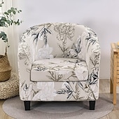cheap Armchair Cover &amp; Armless Chair Cover-Club Chair Cover Barrel Chair Slipcover Stretch Tub Chair Slipcover, Arm Chair Sofa Cover For Dogs Pet,Washable Couch Furniture Protector Soft Durable