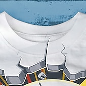 preiswerte Jungen 3D Sport &amp; Spiel-Jungen 3D Graphic Fußball T-Shirt Kurzarm 3D-Druck Sommer Frühling Aktiv Sport Modisch Polyester kinderkleidung 3-12 Jahre Outdoor Casual Täglich Regular Fit