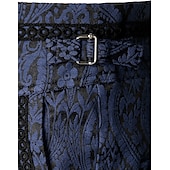 billiga Botten-Prins Vampyr Retro / vintage Punk och gotiskt Medeltida kostymer Renässans Steampunk Byxa Långbyxor Hög midja Herr Jacquard Kostym Årgång Cosplay Lång längd Byxor Halloween