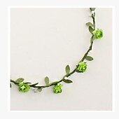 abordables Accesorios para el peinado del cabello-señora chica moda flor bohemia corona floral guirnalda diademas 10pcs