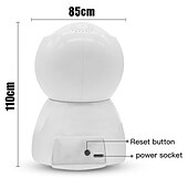 abordables Caméras IP d&#039;intérieur-720p caméra de sécurité ip sans fil cctv wifi caméra de surveillance à domicile prise en charge du moniteur pour bébé p2p téléphone télécommande filtre ir-cut vision nocturne infrarouge détection de