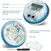 cheap Stationery-Automatic 7 Color LCD Display Piggy Bank Counter Coin Electronic Digital Lcd Counting Coin Money Saving Box Jar