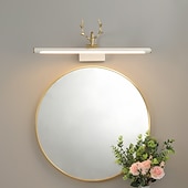 economico Luci per specchi-lampada frontale a specchio a led vanity light 40cm 20w applique da parete per camera da letto moderna semplice bagno alluminio acrilico ip20 110-240v