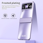 economico Cover Samsung-telefono Custodia Per Samsung Galaxy Capovolgi Z 6 Z Flip 5 Z Flip 4 Z Flip 3 Integrale Resistente agli urti Tinta unita Lega di alluminio