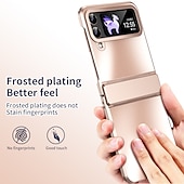 economico Cover Samsung-telefono Custodia Per Samsung Galaxy Capovolgi Z 6 Z Flip 5 Z Flip 4 Z Flip 3 Integrale Resistente agli urti Tinta unita Lega di alluminio