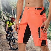 abordables Shorts, collants et pantalons pour hommes-Homme Short VTT Velo Cyclisme Short Vélo Vélo Cuissard Short Short VTT Vélo tout terrain Vélo Route Des sports Respirable Séchage rapide Poids Léger Bandes Réfléchissantes Noir avec rouge Noir