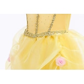preiswerte Kostüme für Mädchen-Märchen Prinzessin Belle Kleid Blumenmädchenkleid Prinzessin Cosplay-Kostüm Süß for Mädchen Kinder Halloween Karneval Buchwoche Hochzeit Hochzeitsgast Symphonie der Geschichten