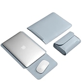 levne Tašky, pouzdra a pouzdra na notebooky-pouzdra na notebook pouzdro na notebook 12&quot; 13,3&quot; 15,6&quot; pro macbook air pro hp dell lenovo asus chromebook obal přenosného pouzdra na notebook voděodolné pouzdro z pu kůže s malou taškou pro obchodní kancelářské cesty