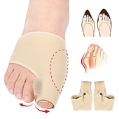 levne Osobní péče a zdraví-2ks/pár oddělovač prstů na noze korektor hallux valgus vbočený palec kladívkový narovnávač prstů úleva od bolesti nohou nástroje pro ortopedickou pedikúru péče o nohy