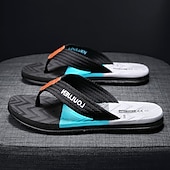 billige Uformelle sandaler-stilige flip-flops for menn med teksturert såle – komfortable strandsandaler for sommerbruk