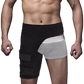 お買い得  矯正装具＆サポーター-1pc ヒップブレース大腿圧縮スリーブ、ハムストリング圧縮スリーブ &amp; 股関節の痛みを軽減する鼠径部圧迫ラップ、人工股関節置換術のサポート、坐骨神経痛の痛みを軽減するブレース