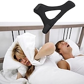 abordables Aparatos ortopédicos-1 cinturón antironquidos, correa triangular para la barbilla, protector bucal, regalos para mujeres y hombres, mejor respiración, salud, vendaje para detener los ronquidos