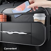 levne Organizéry do auta-1ks opěradla autosedačky kožená úložná krabička multifunkční závěsná úložná taška krabička na kapesníčky držák na pohárky organizér na opěradlo do auta potřeby na dekorace do auta
